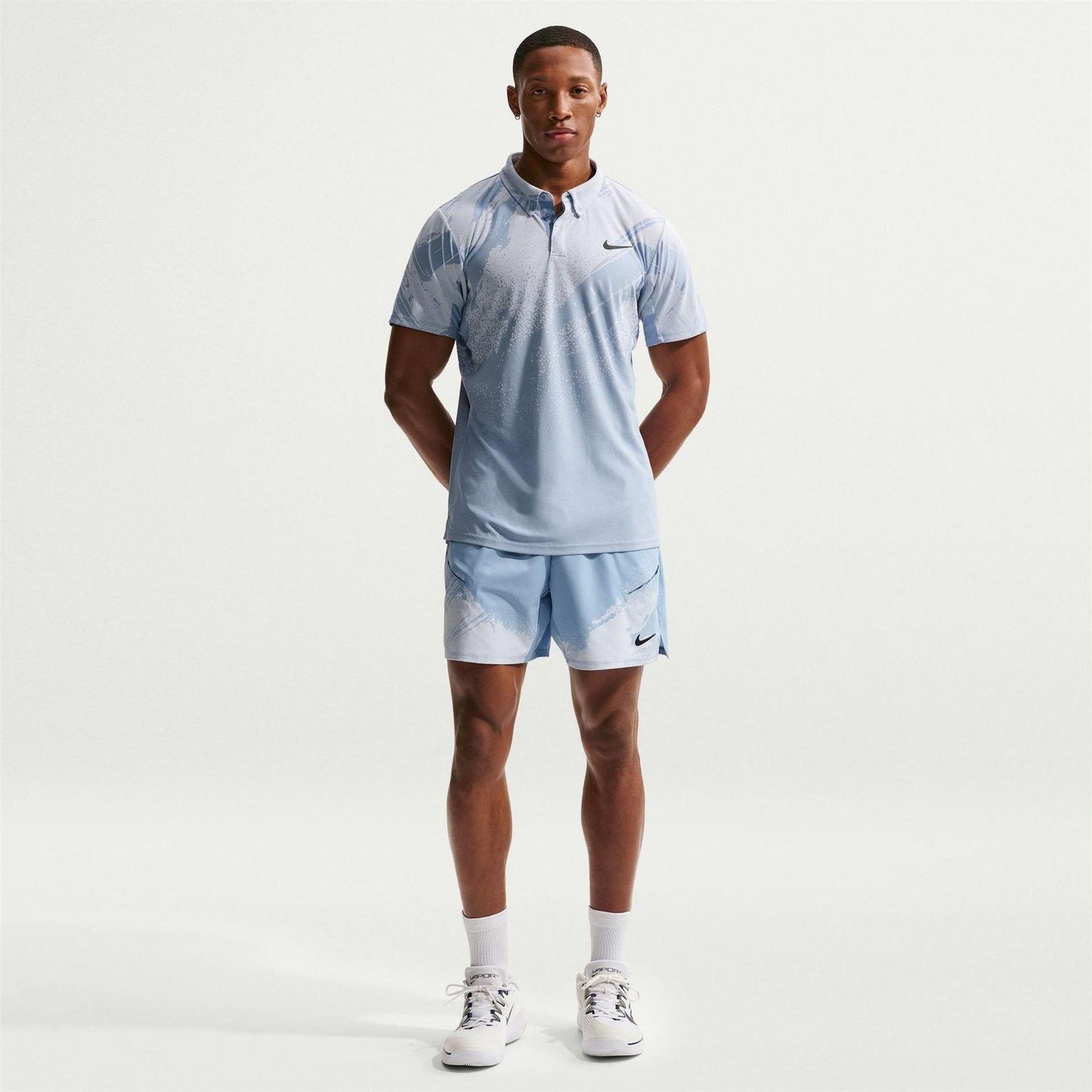 Blue-Black - Lifestyle - Nike Mens Court Shorts