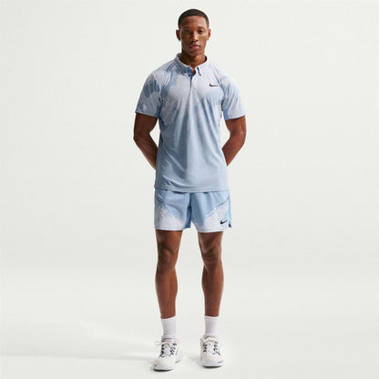 Blue-Black - Lifestyle - Nike Mens Court Shorts