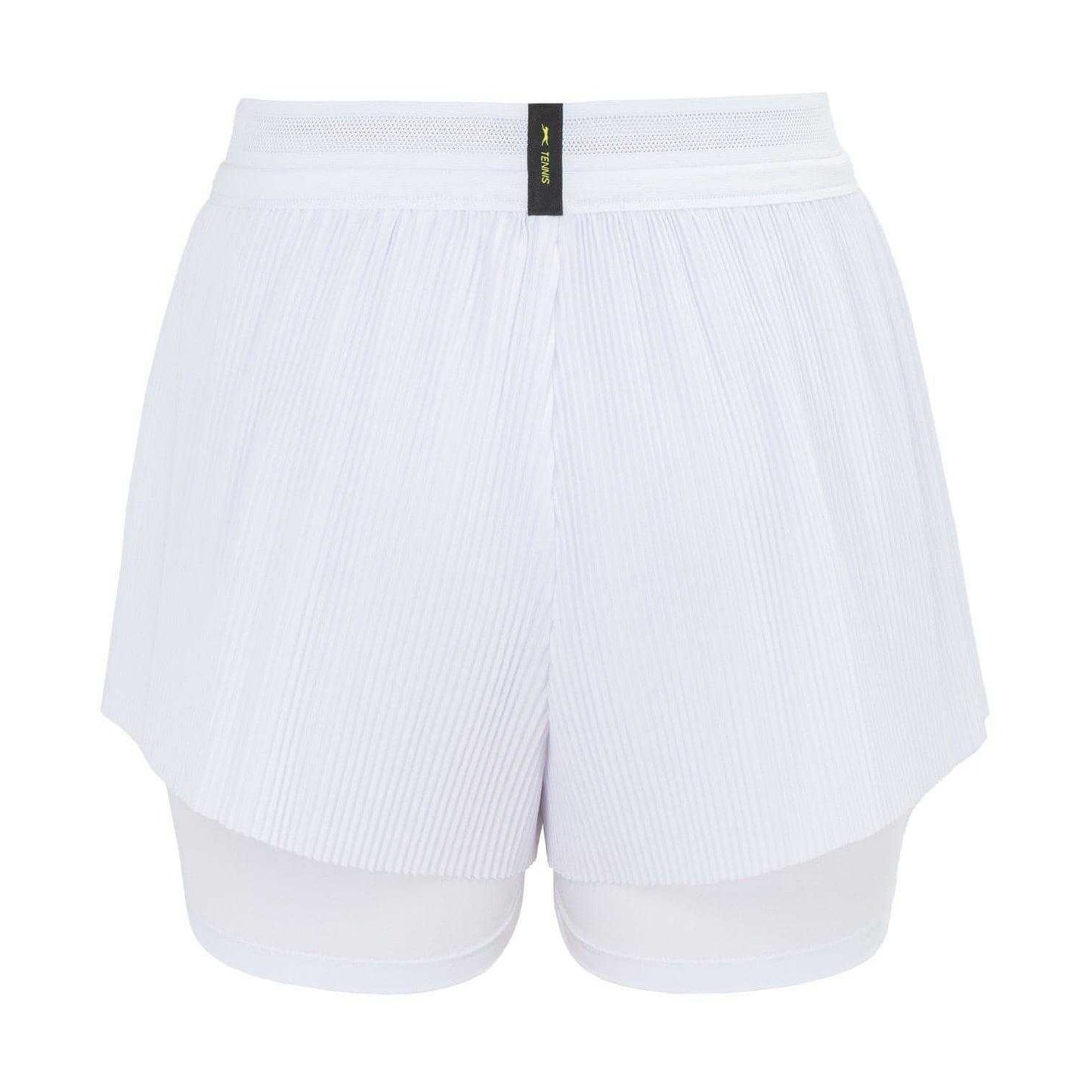 White - Back - Slazenger Womens-Ladies 2 in 1 Shorts