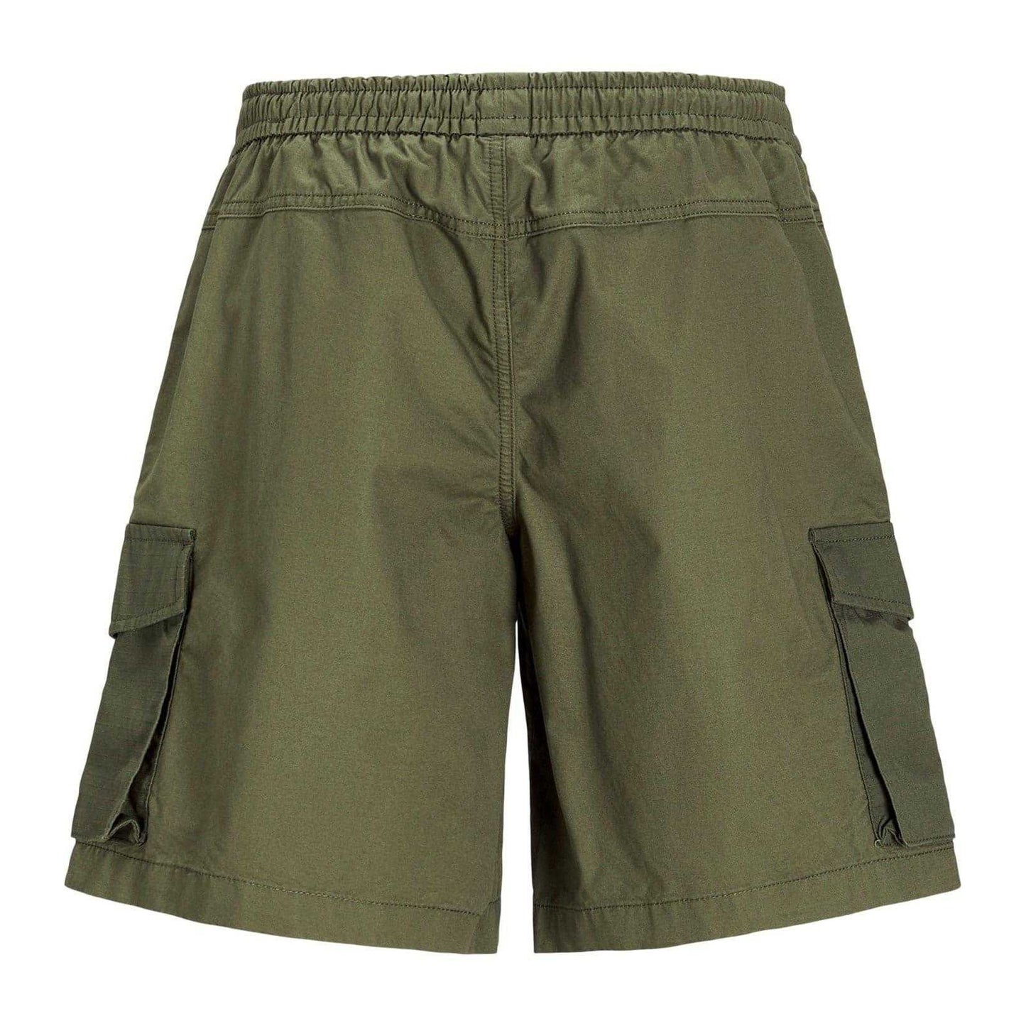 Dusty Olive - Back - Jack And Jones Mens Alfie Cargo Shorts