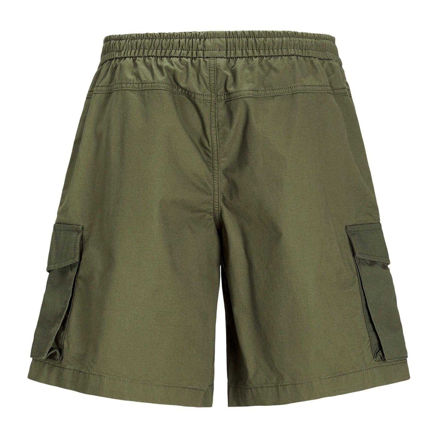 Dusty Olive - Back - Jack And Jones Mens Alfie Cargo Shorts