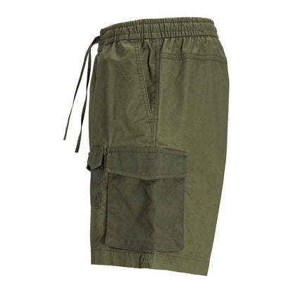 Dusty Olive - Side - Jack And Jones Mens Alfie Cargo Shorts