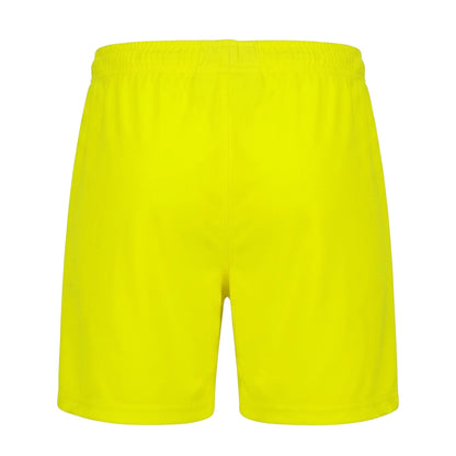 Yellow - Back - Umbro Childrens-Kids 2025-2026 Rangers FC Football Goalkeeper Shorts