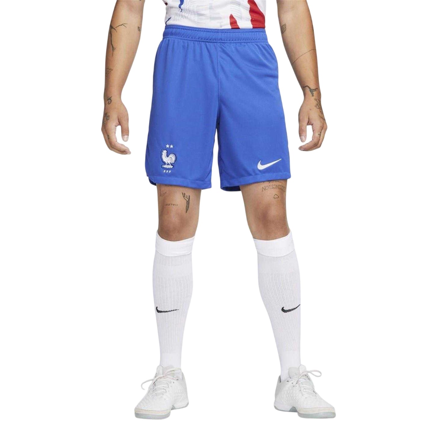 Blue - Side - Nike Mens 2022-2023 France Football Shorts