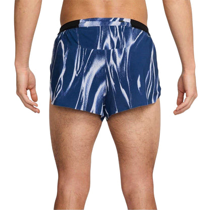 Coastal Blue - Back - Nike Mens Aeroswift Running Shorts