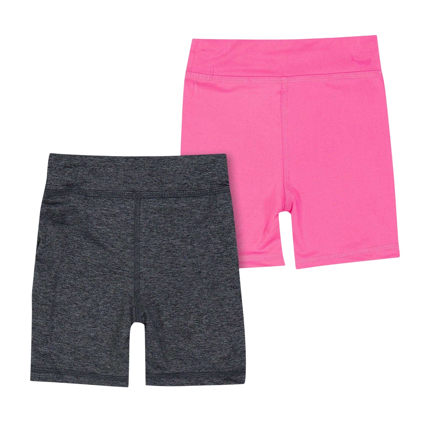 Sugar Coral - Back - Reebok Girls Jersey Shorts (Pack of 2)