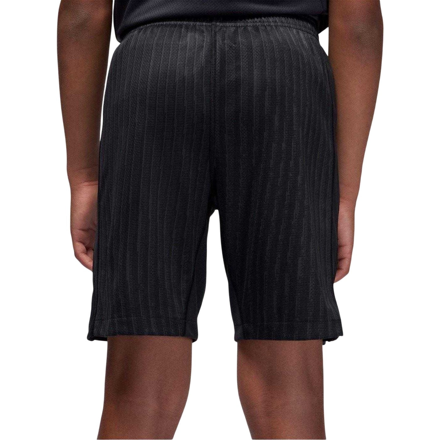 Black-Grey - Back - Nike Childrens-Kids Special Edition Paris Saint Germain FC Football Shorts