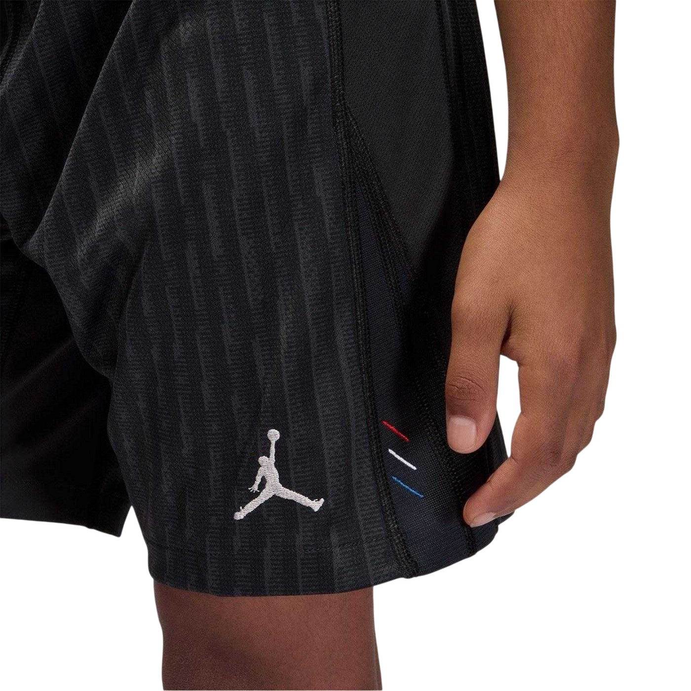 Black-Grey - Side - Nike Childrens-Kids Special Edition Paris Saint Germain FC Football Shorts