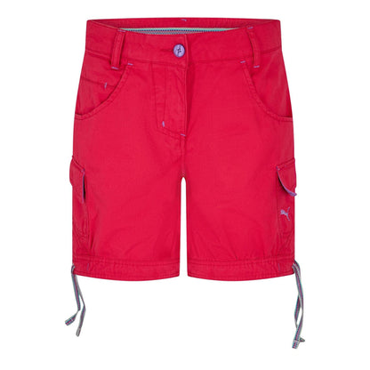 Red - Front - Puma Womens-Ladies Beach Cargo Shorts