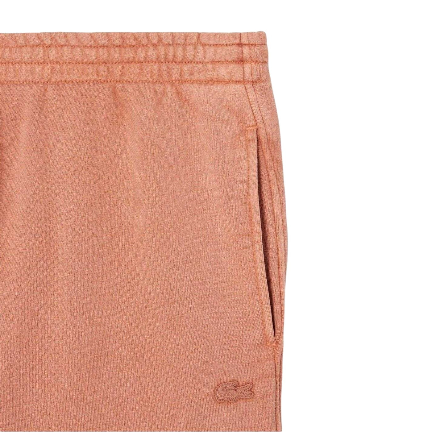 Latte - Back - Lacoste Mens Fleece Sweat Shorts