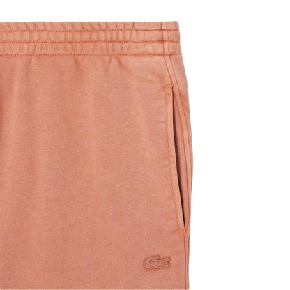 Latte - Back - Lacoste Mens Fleece Sweat Shorts