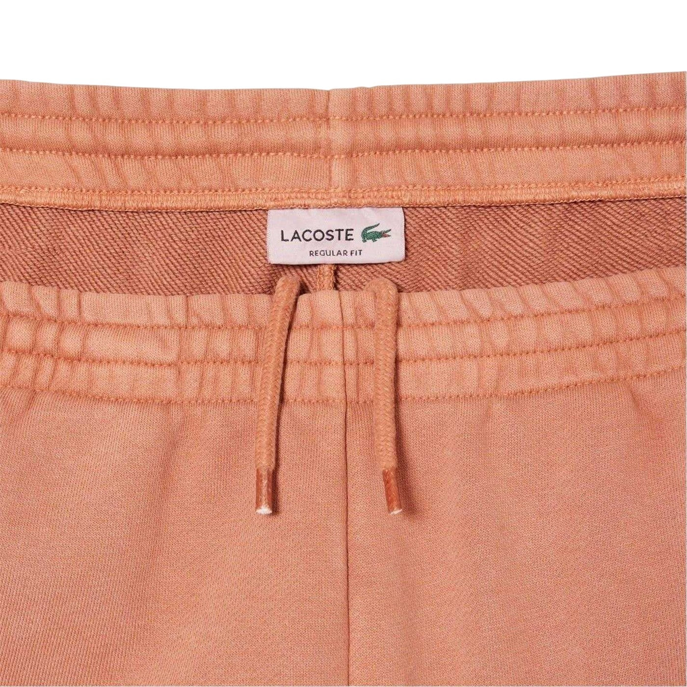 Latte - Side - Lacoste Mens Fleece Sweat Shorts