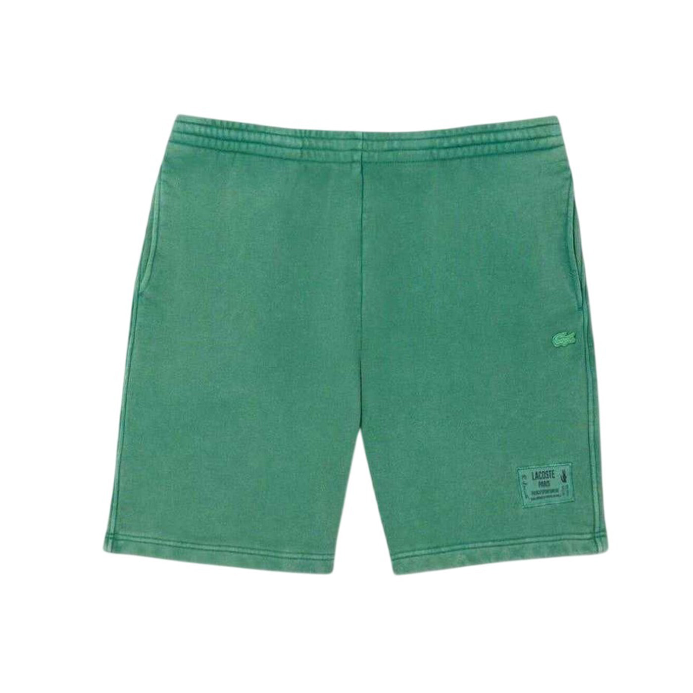 Green - Front - Lacoste Mens Fleece Sweat Shorts