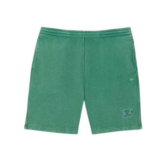 Green - Front - Lacoste Mens Fleece Sweat Shorts