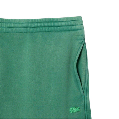 Green - Back - Lacoste Mens Fleece Sweat Shorts