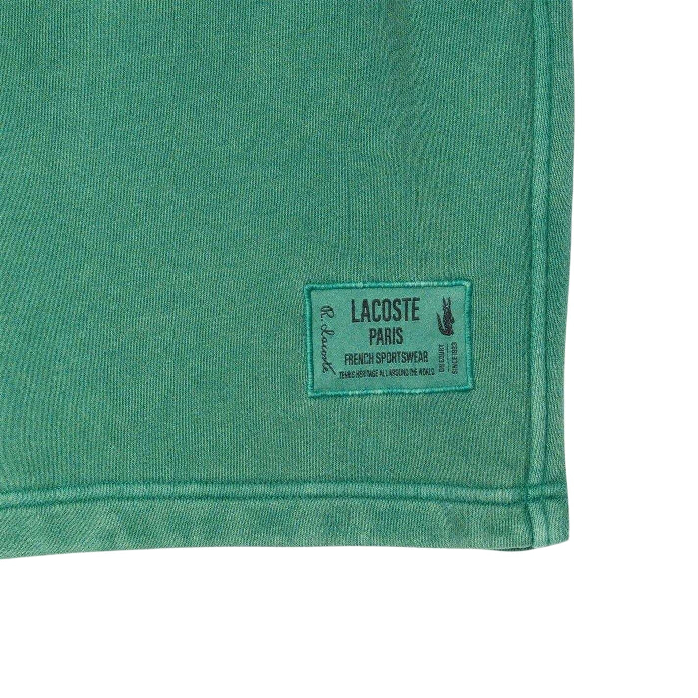 Green - Lifestyle - Lacoste Mens Fleece Sweat Shorts