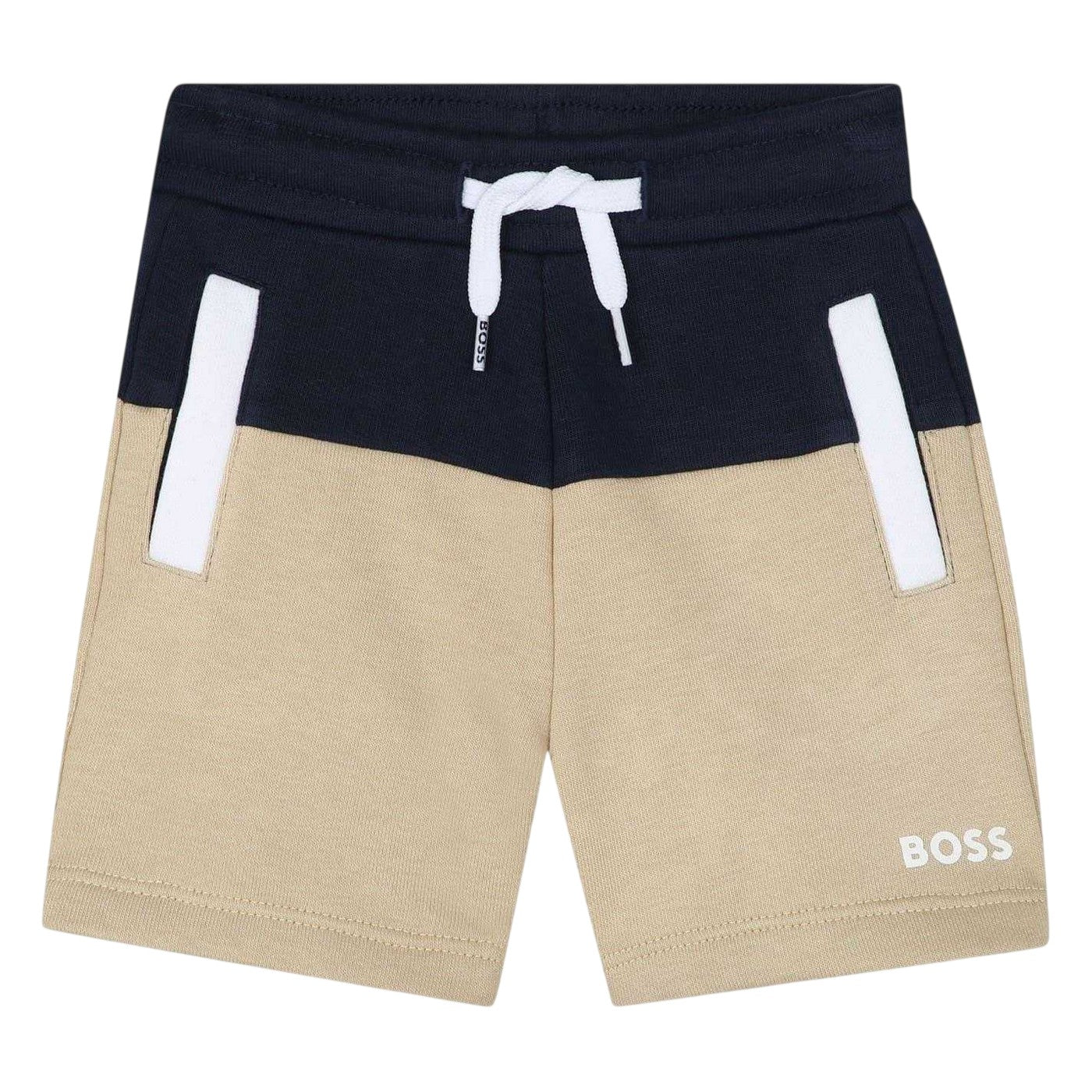 Navy - Front - Boss Baby Boys Sweat Shorts