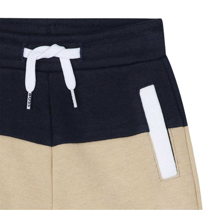 Navy - Side - Boss Baby Boys Sweat Shorts
