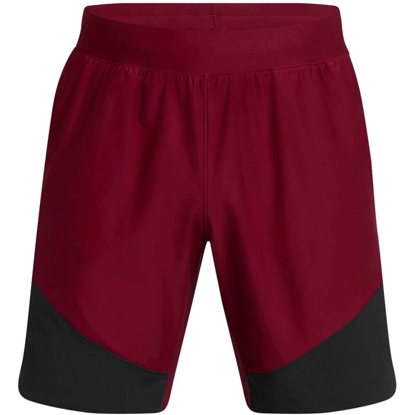 Red - Front - Under Armour Mens Elite Shorts