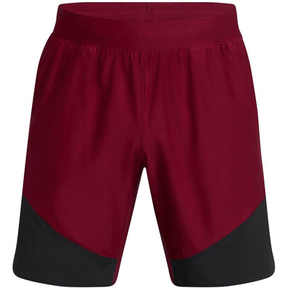 Red - Front - Under Armour Mens Elite Shorts