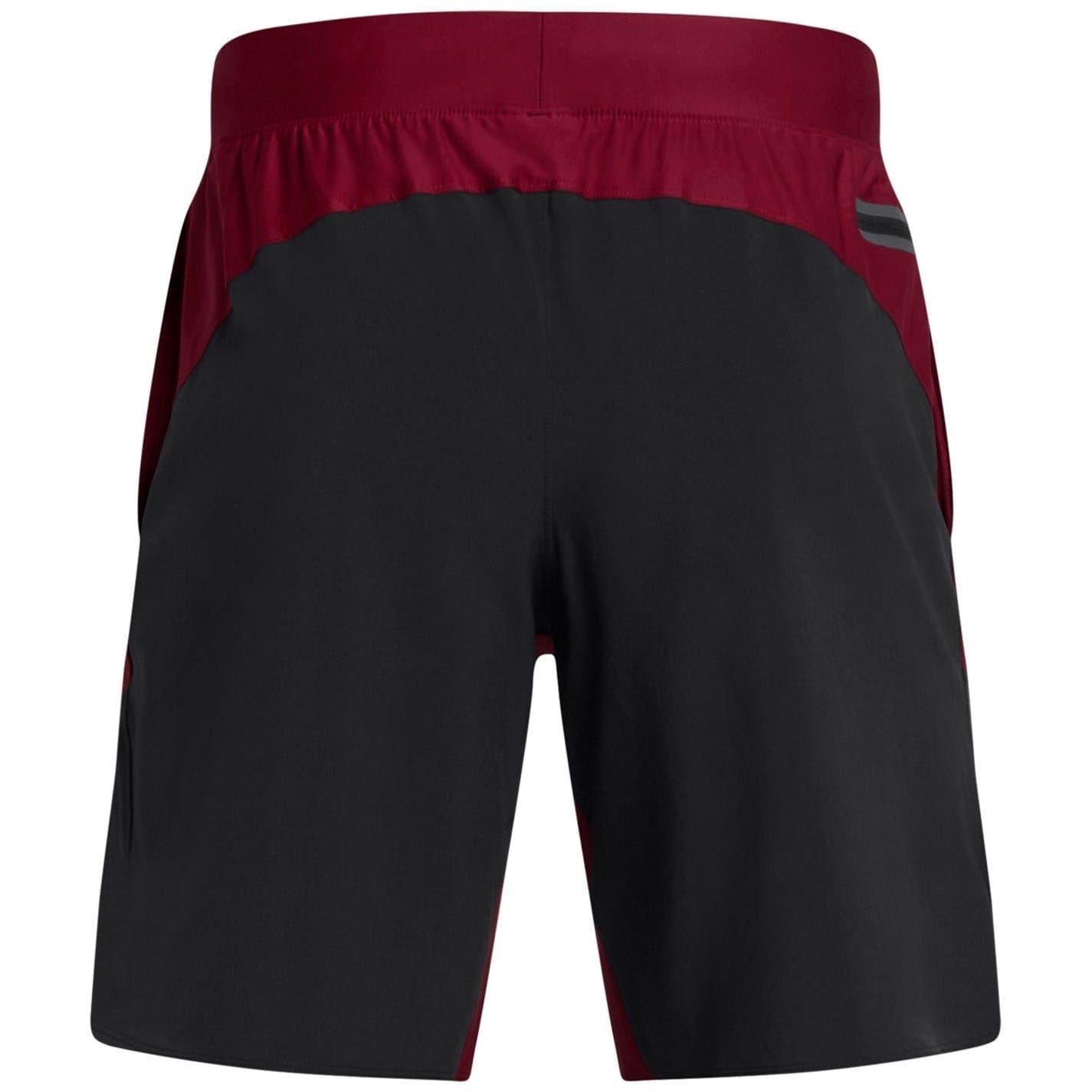 Red - Back - Under Armour Mens Elite Shorts