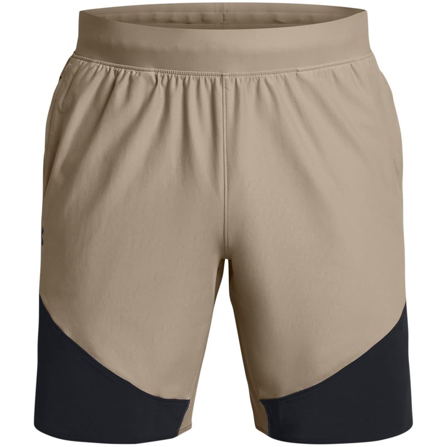 Brown - Front - Under Armour Mens Elite Shorts