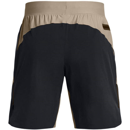 Brown - Back - Under Armour Mens Elite Shorts