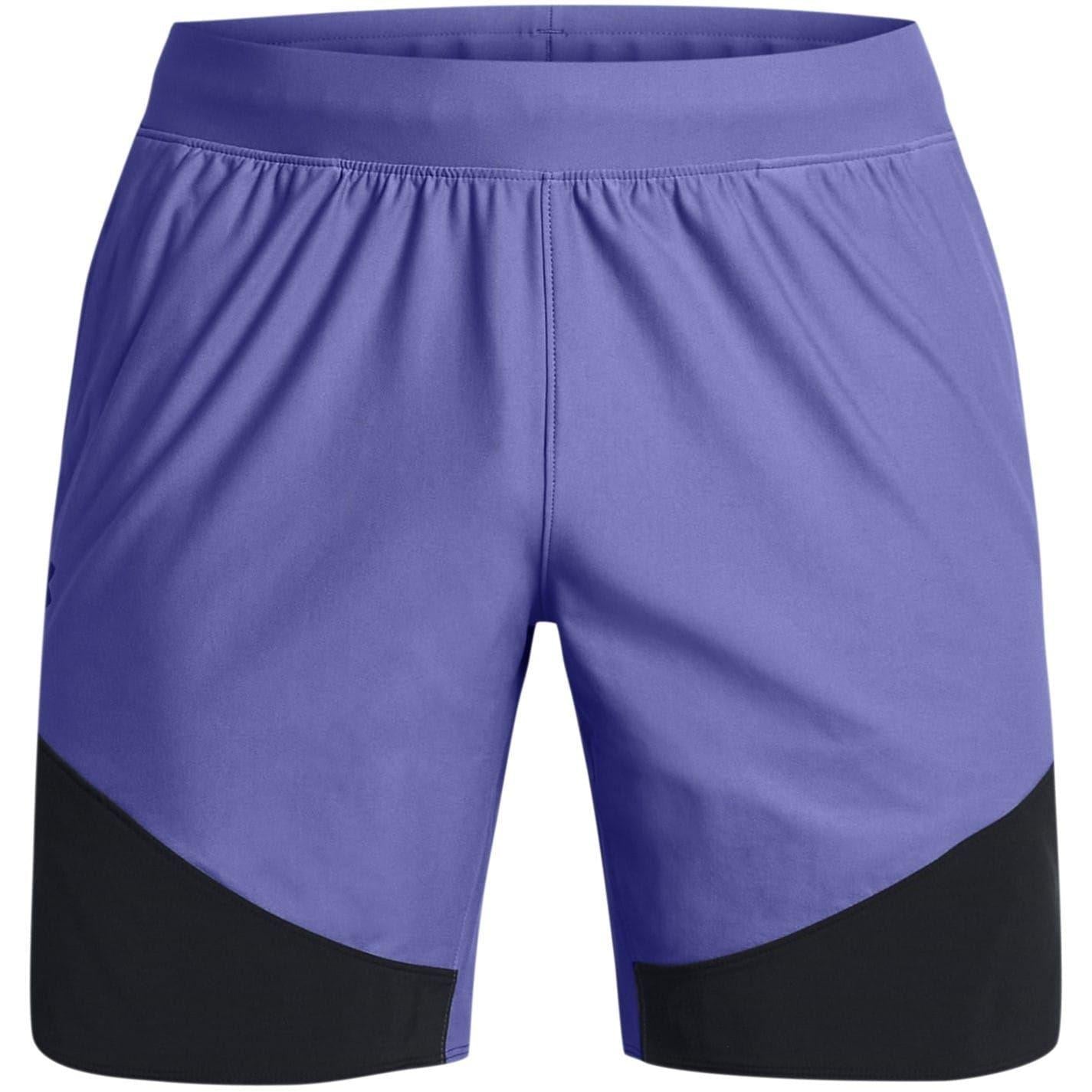 Purple - Front - Under Armour Mens Elite Shorts
