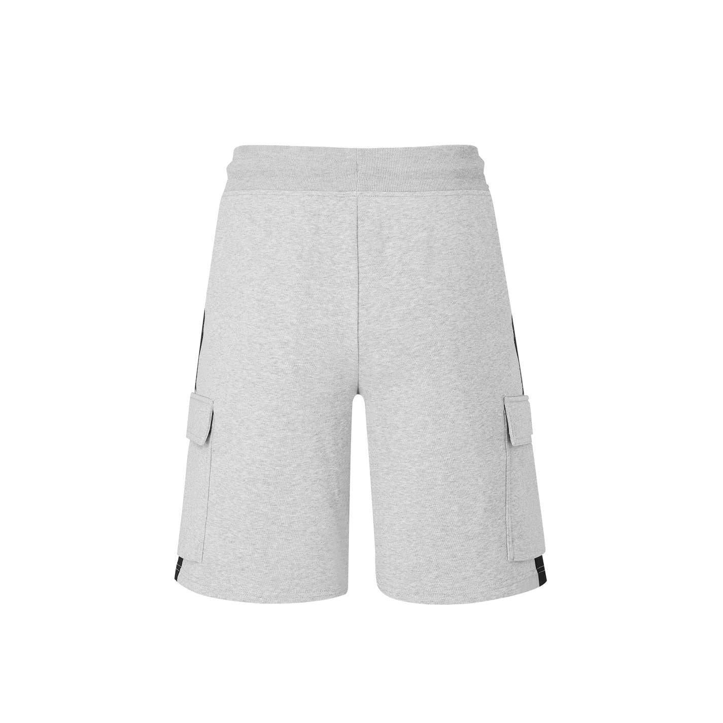 Grey Marl - Back - Everlast Mens Cargo Shorts