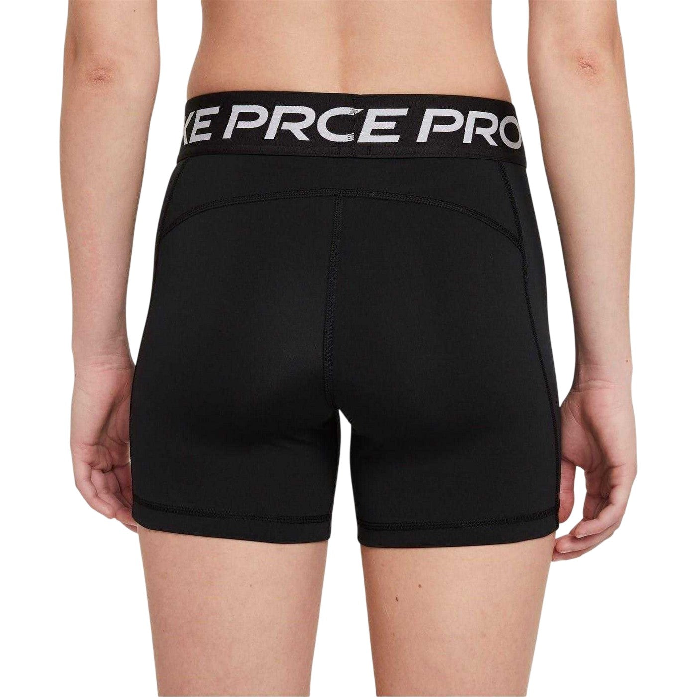 Black - Back - Nike Womens-Ladies Pro Snug Fit Compression Shorts