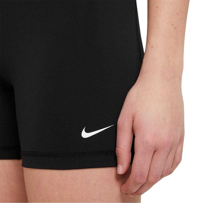 Black - Side - Nike Womens-Ladies Pro Snug Fit Compression Shorts