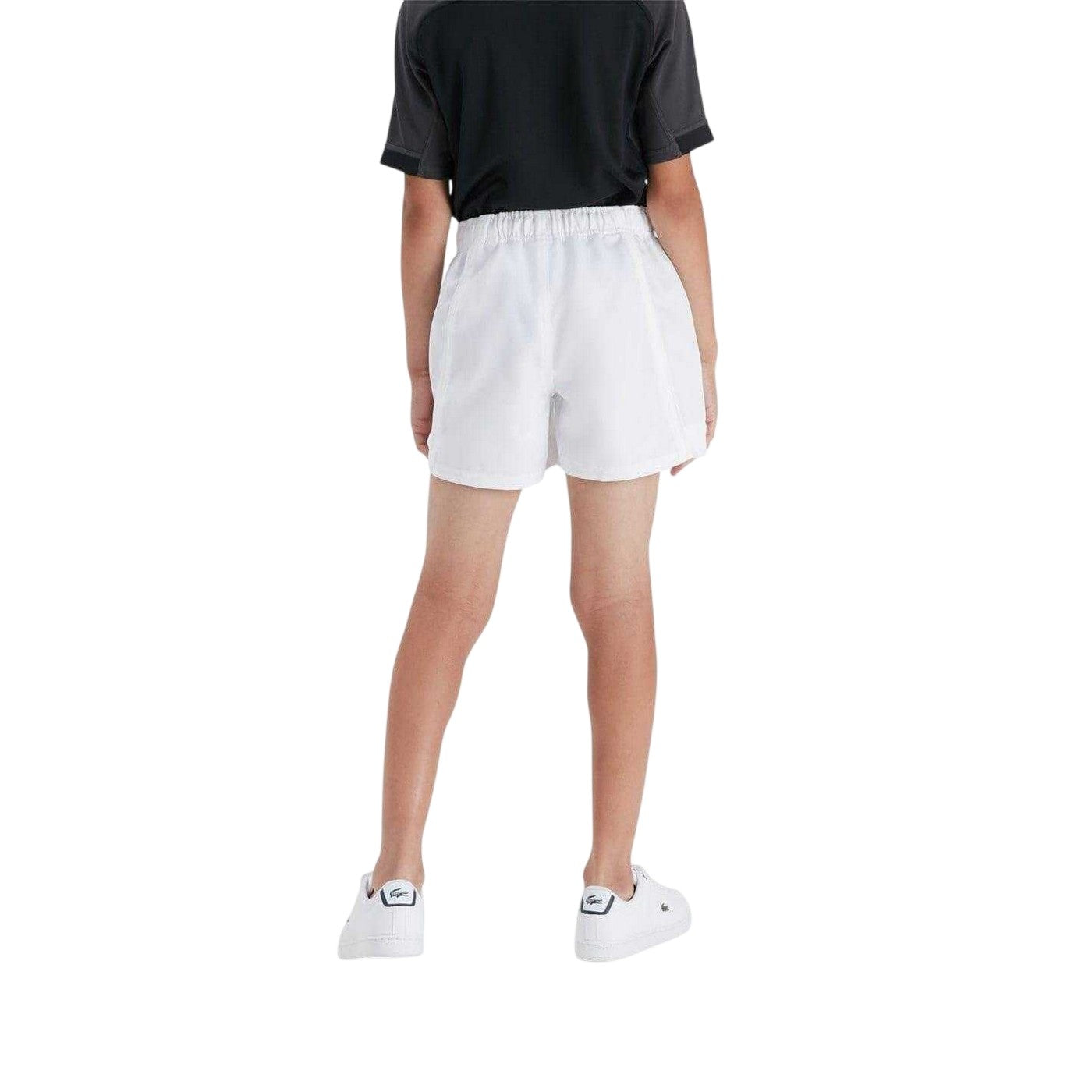 White - Back - Canterbury Childrens-Kids Athletic Rugby Shorts