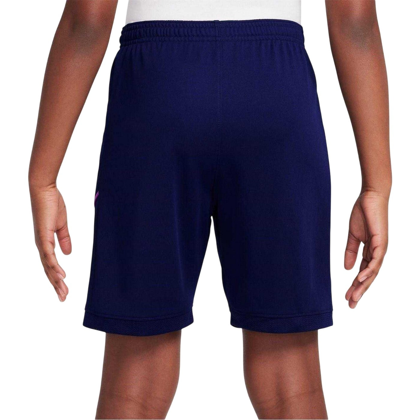 Blue-Gold - Back - Nike Childrens-Kids Graphic Print Shorts