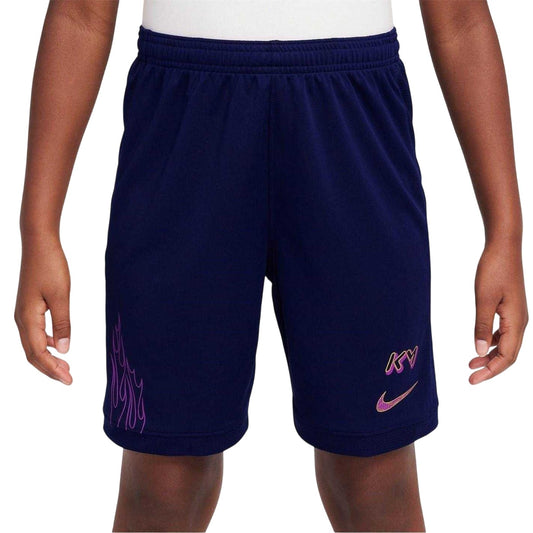 Blue-Gold - Front - Nike Childrens-Kids Graphic Print Shorts