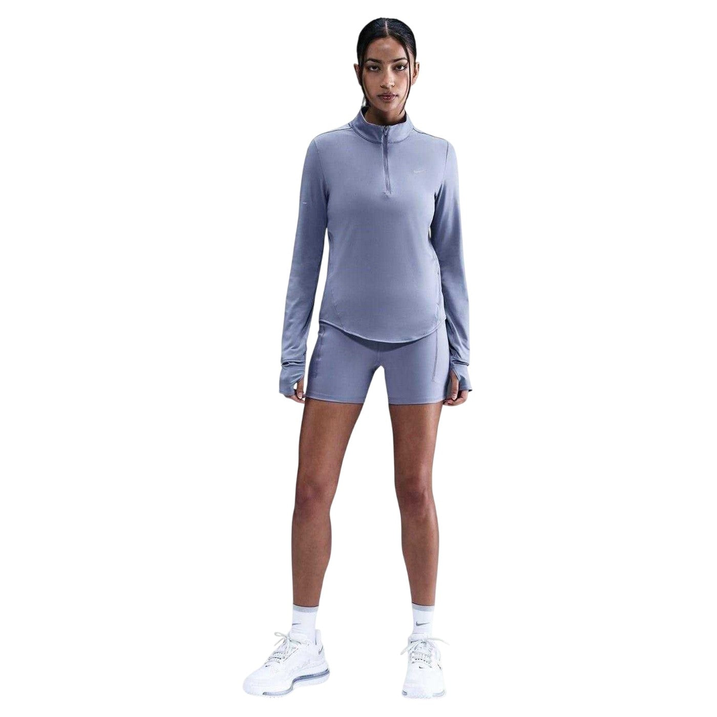 Indigo - Pack Shot - Nike Womens-Ladies Swift Running Shorts