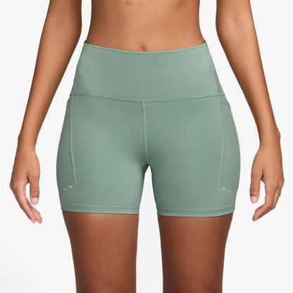 Green - Front - Nike Womens-Ladies Swift Running Shorts