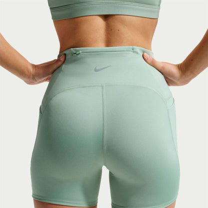 Green - Back - Nike Womens-Ladies Swift Running Shorts