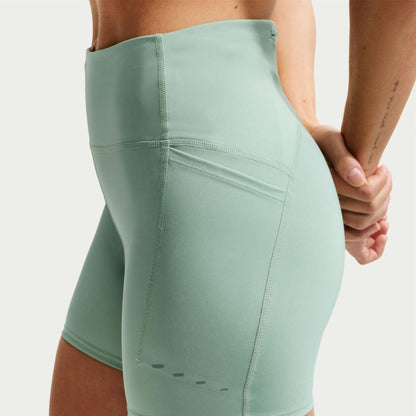 Green - Pack Shot - Nike Womens-Ladies Swift Running Shorts