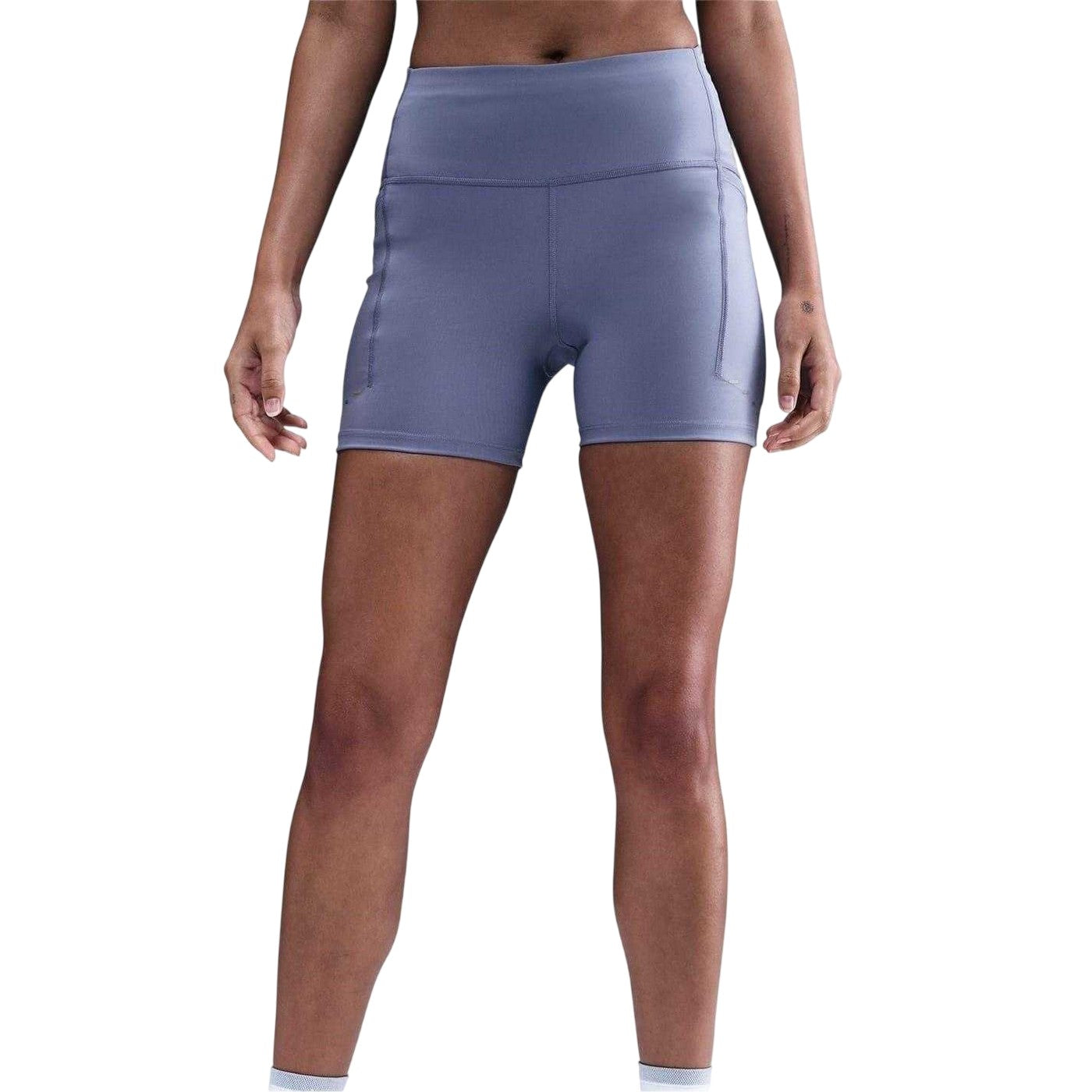 Indigo - Front - Nike Womens-Ladies Swift Running Shorts
