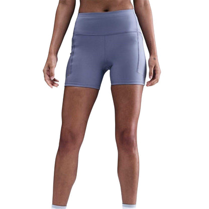 Indigo - Front - Nike Womens-Ladies Swift Running Shorts
