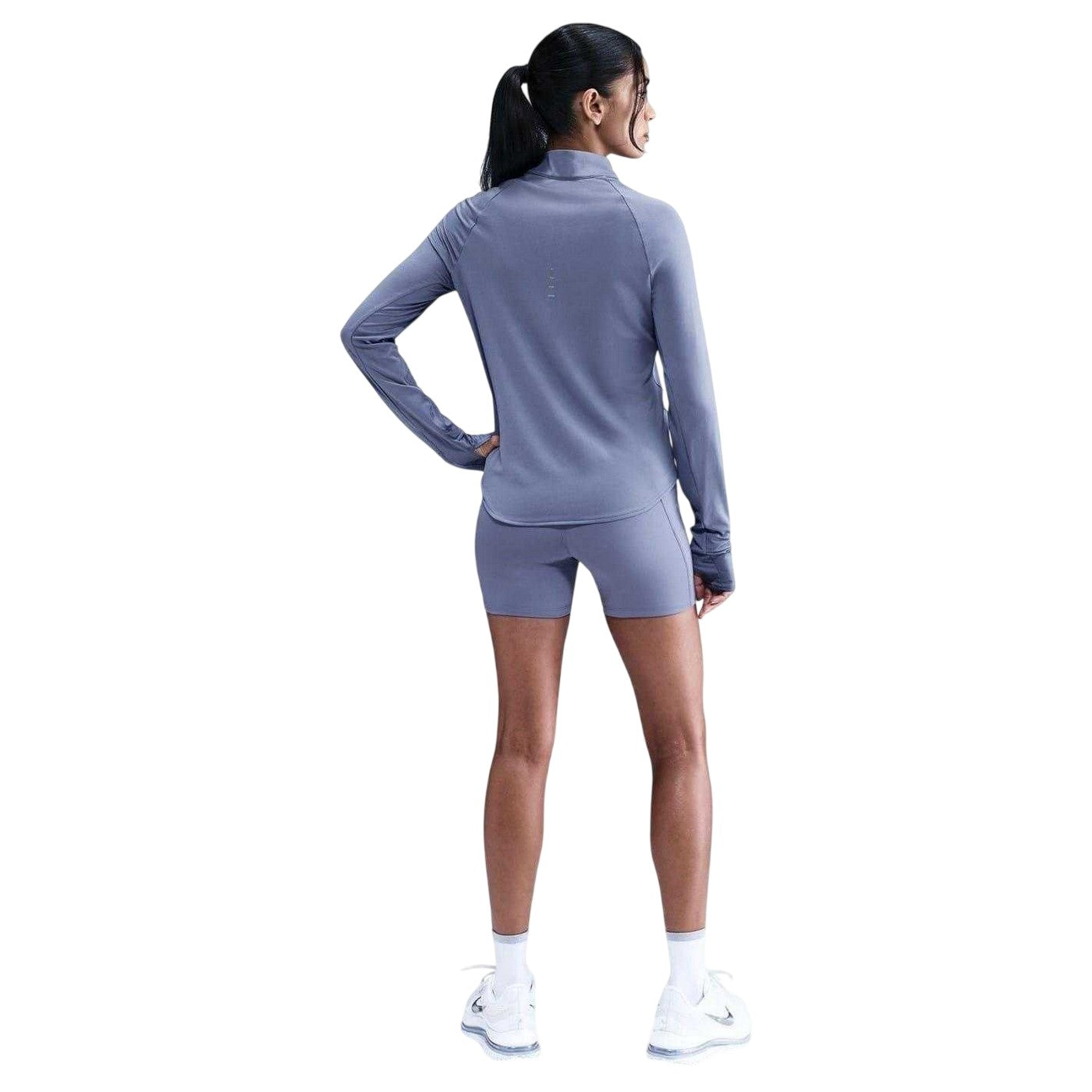 Indigo - Back - Nike Womens-Ladies Swift Running Shorts