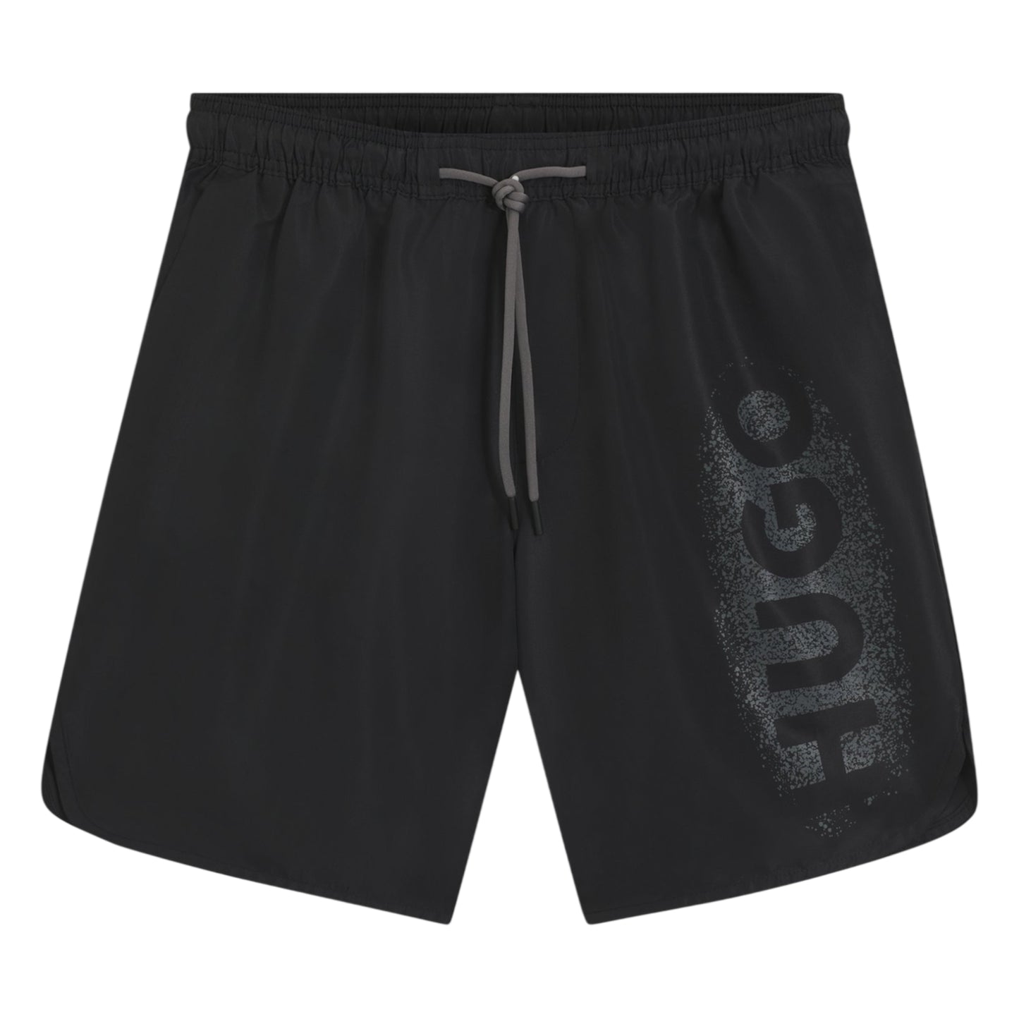 Black - Front - Hugo Mens Spray Quick Dry Swim Shorts