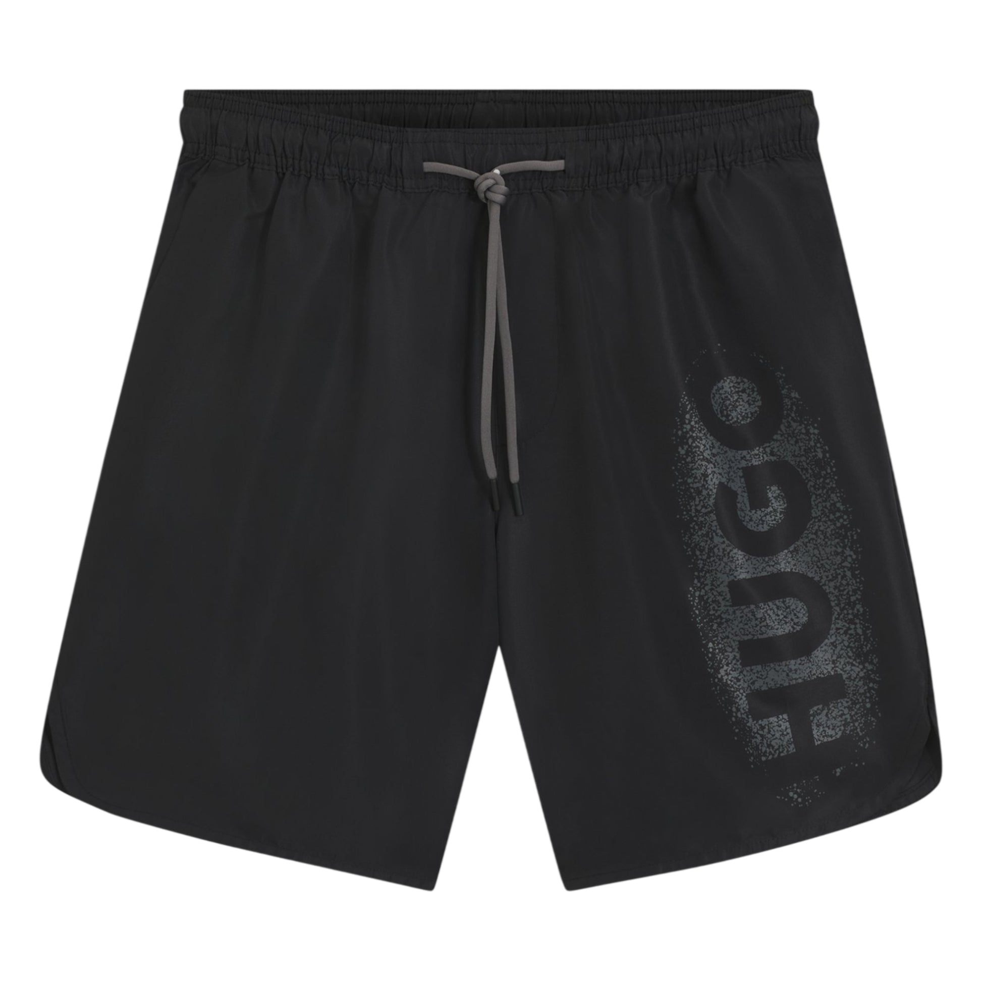 Black - Front - Hugo Mens Spray Quick Dry Swim Shorts