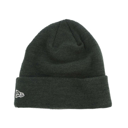 Green - Back - New Era Knitted Turned Up Cuff Beanie