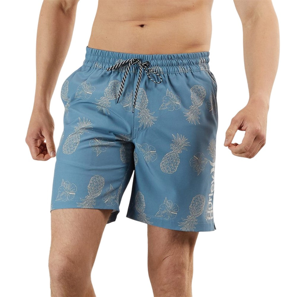 Pineapple - Side - Hurley Mens Beach &amp; Pool Swim Shorts
