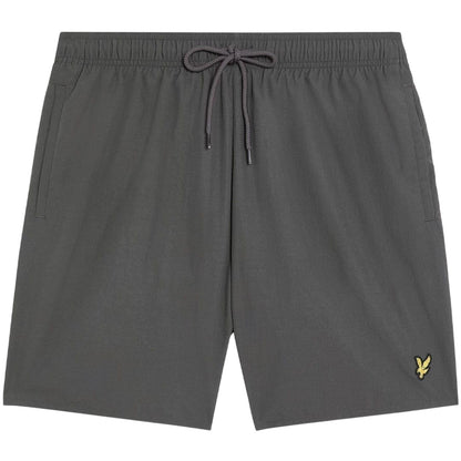 Gunmetal - Front - Lyle & Scott Mens Regular Swimming Swim Shorts