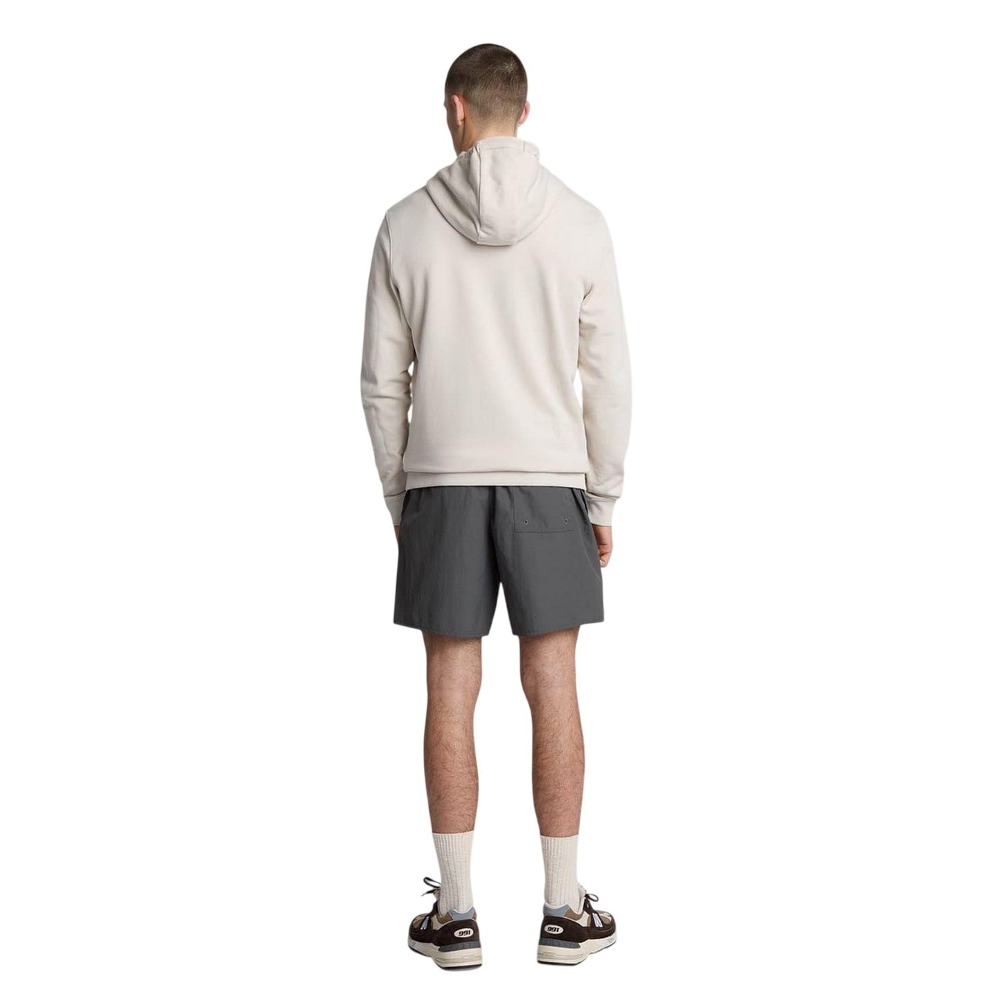 Gunmetal - Back - Lyle & Scott Mens Regular Swimming Swim Shorts