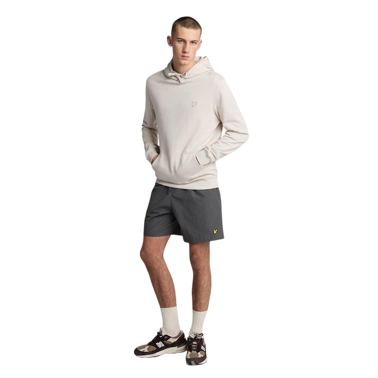 Gunmetal - Lifestyle - Lyle & Scott Mens Regular Swimming Swim Shorts