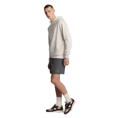 Gunmetal - Pack Shot - Lyle & Scott Mens Regular Swimming Swim Shorts
