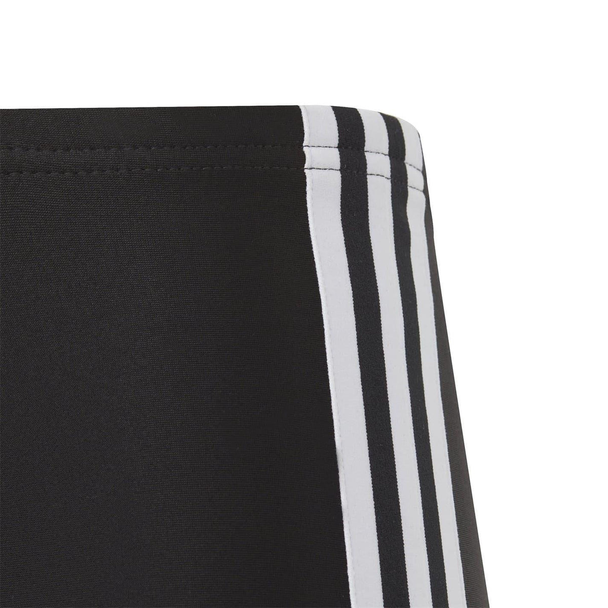 Black-White - Side - Adidas Boys 3 Stripes Jammer Shorts